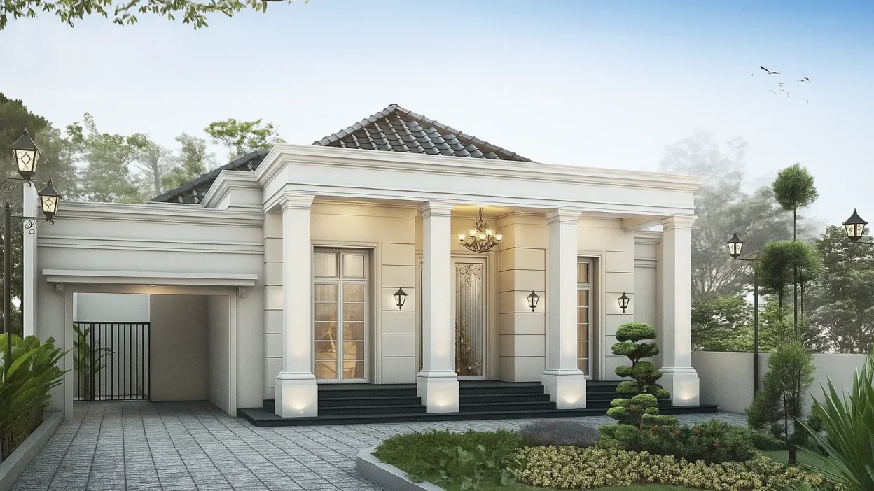 Desain Rumah Klasik Modern