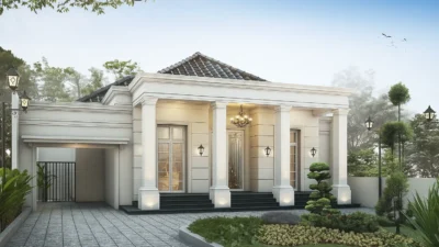 Desain Rumah Klasik Modern