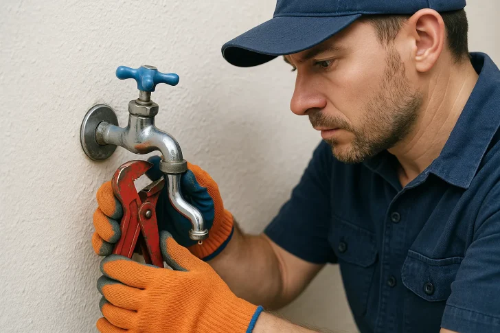 cara memperbaiki kran air yang dol