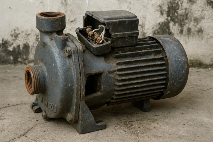 cara memperbaiki pompa shimizu yang rusak