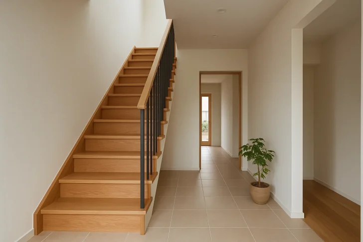 Cara menghitung anak tangga dan bordes