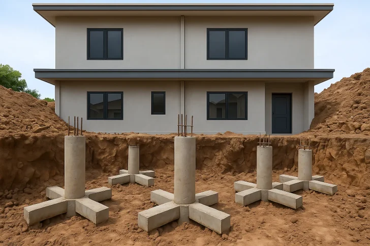 cakar ayam bangunan 2 lantai