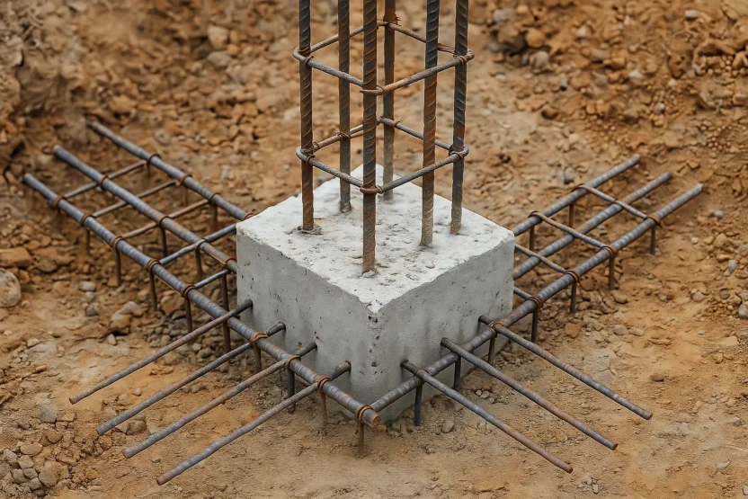 Cara membuat pondasi beton cakar ayam