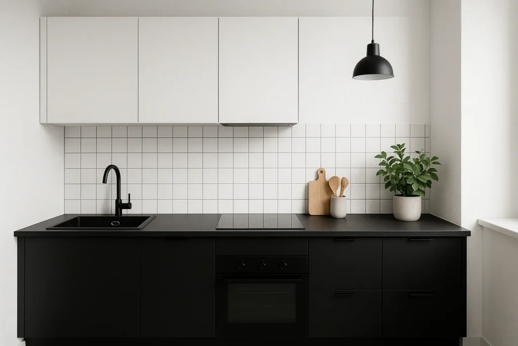 Dapur Cantik Hitam Putih
