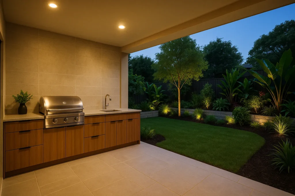 Desain Dapur Cantik Outdoor