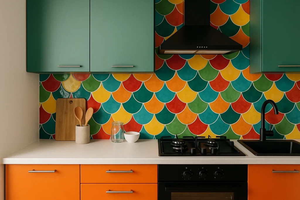 Dapur Warna yang Vibrant