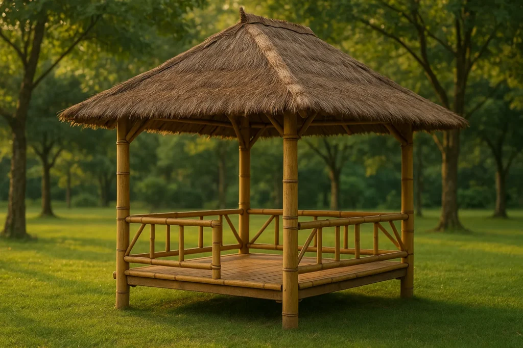 Model Gazebo bambu Etnik Sederhana