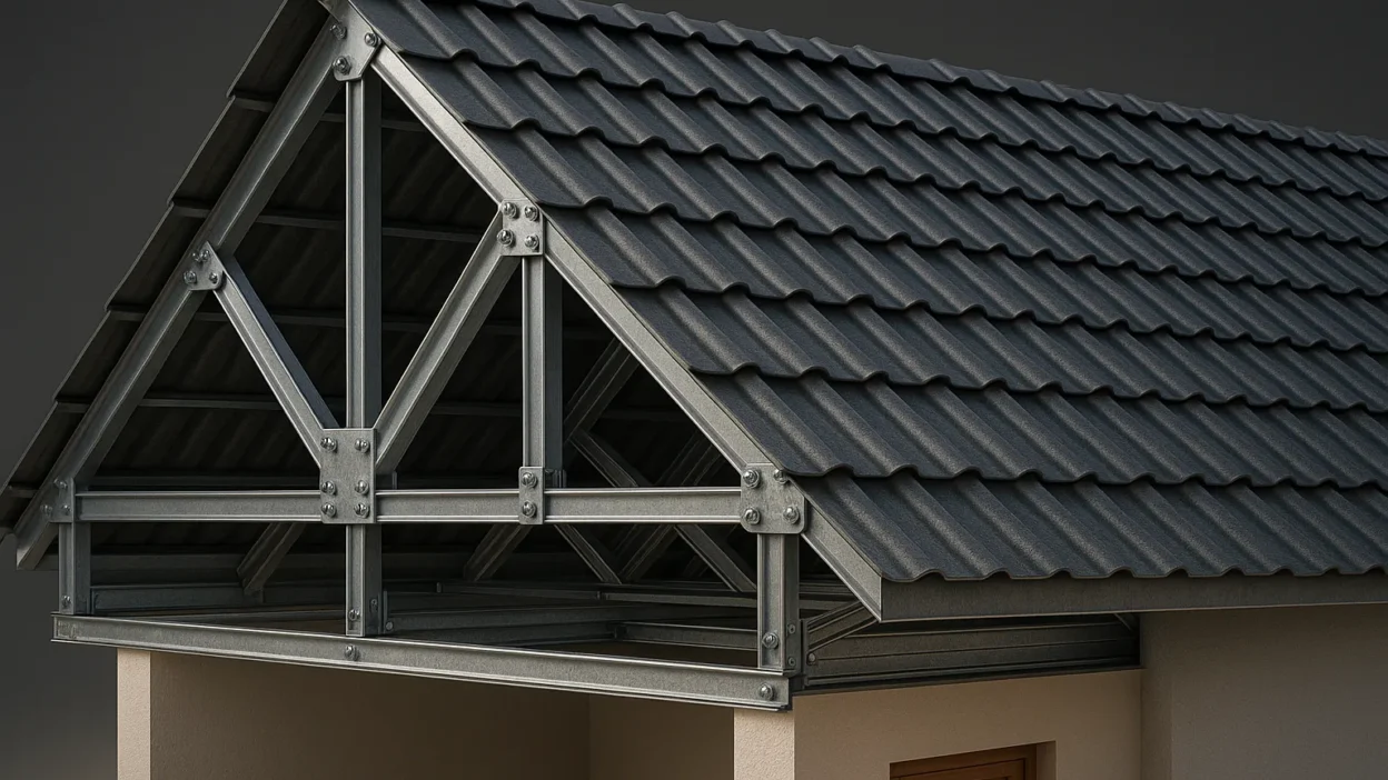 Potongan Atap Baja Ringan