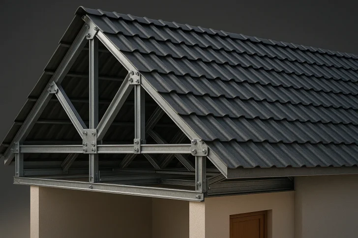 Potongan Atap Baja Ringan