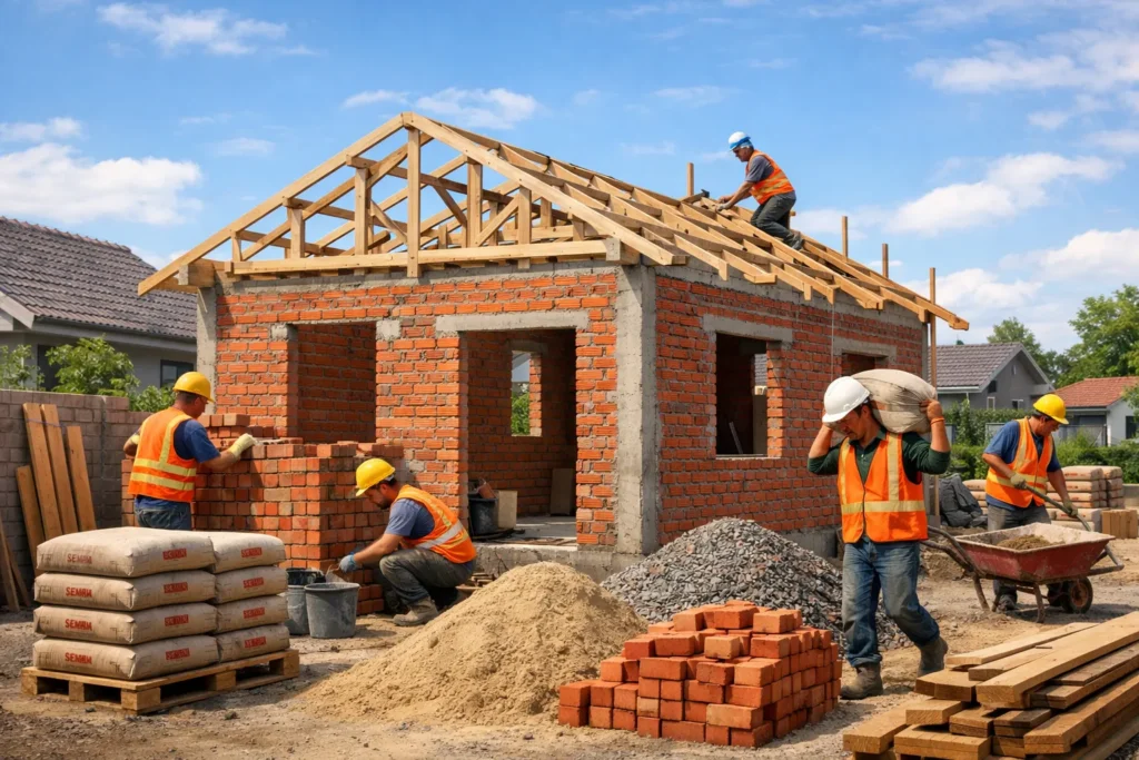 Biaya Buat Rumah Ukuran 5×7 (RAB Material & Upah)