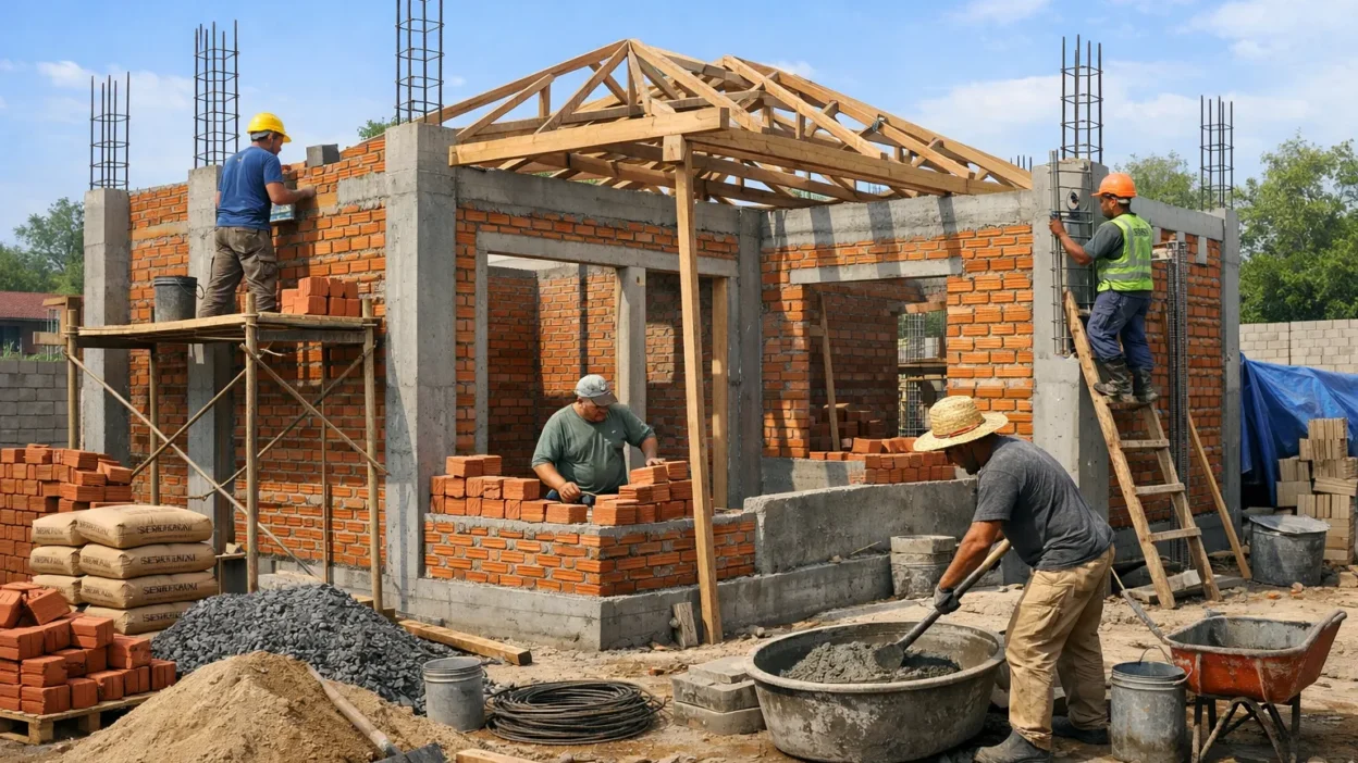 Biaya Buat Rumah Ukuran 5×7 (RAB Material & Upah)