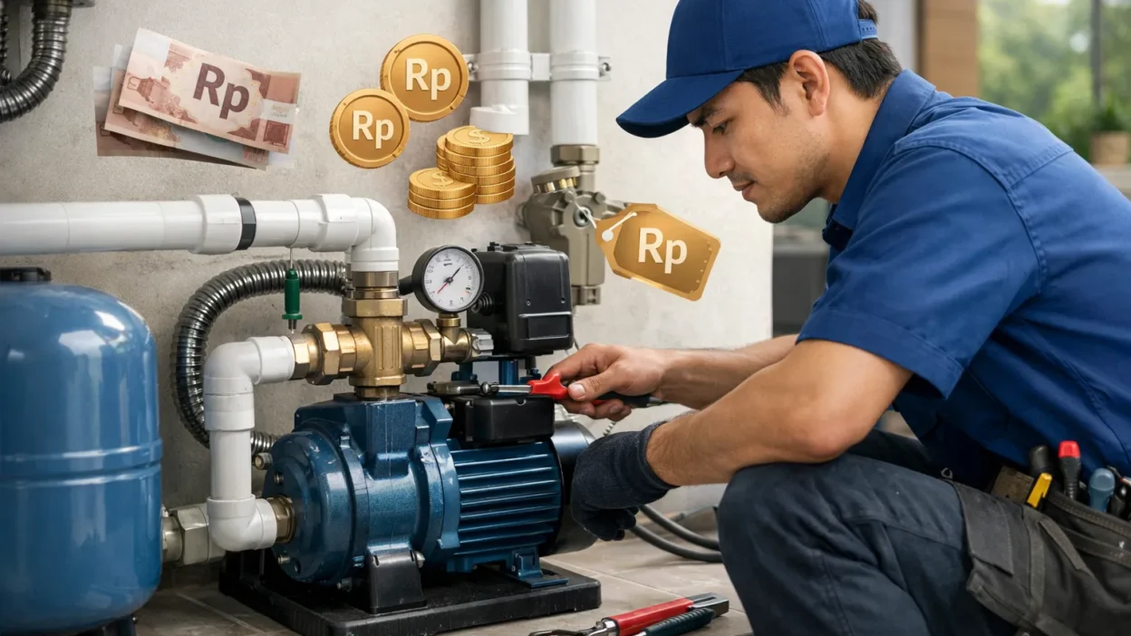 biaya service memperbaiki pompa air