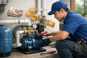 biaya service memperbaiki pompa air
