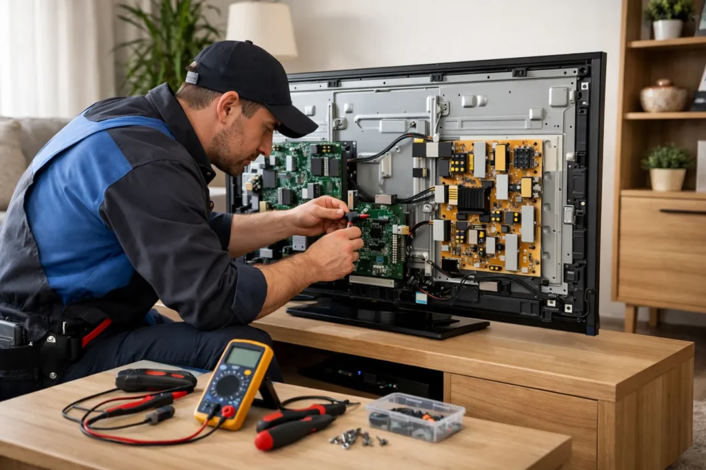 biaya service tv terdekat