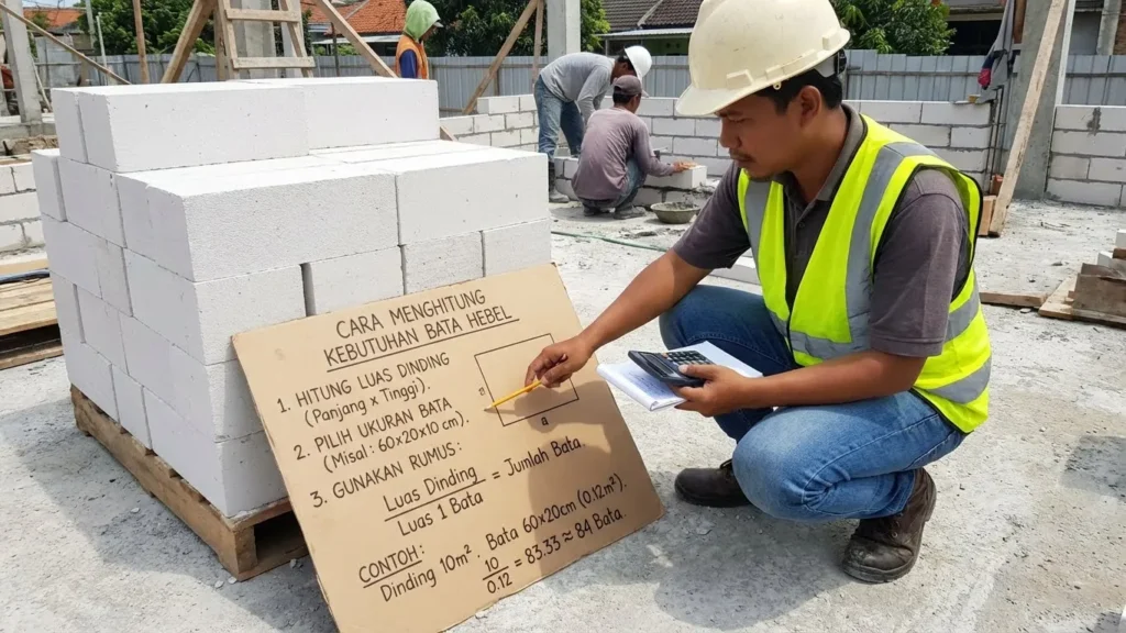 cara menghitung kebutuhan hebel