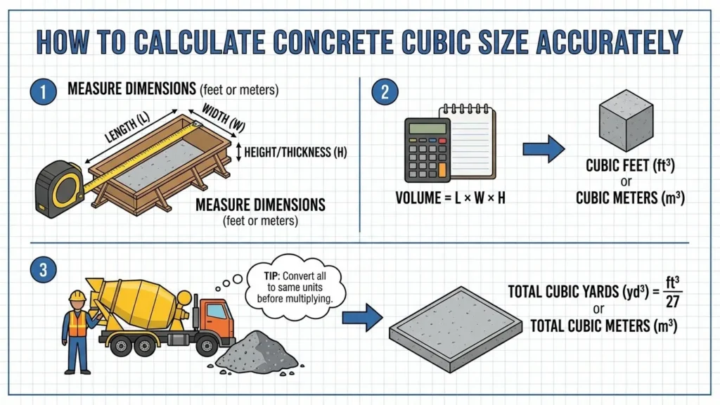 Cara Menghitung Kubikasi Beton