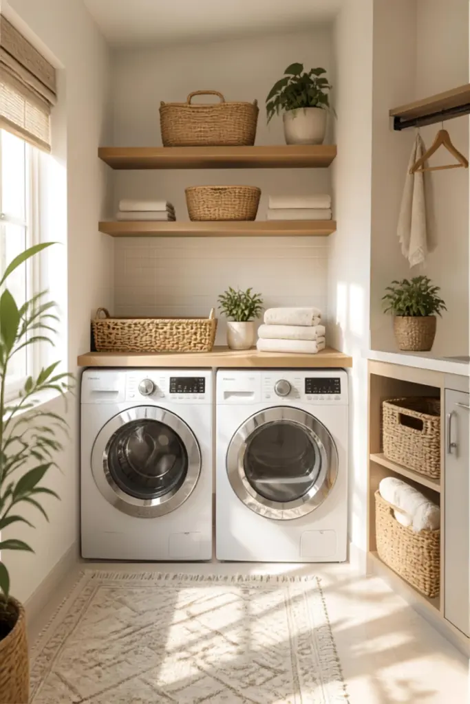 laundry room corner ideas