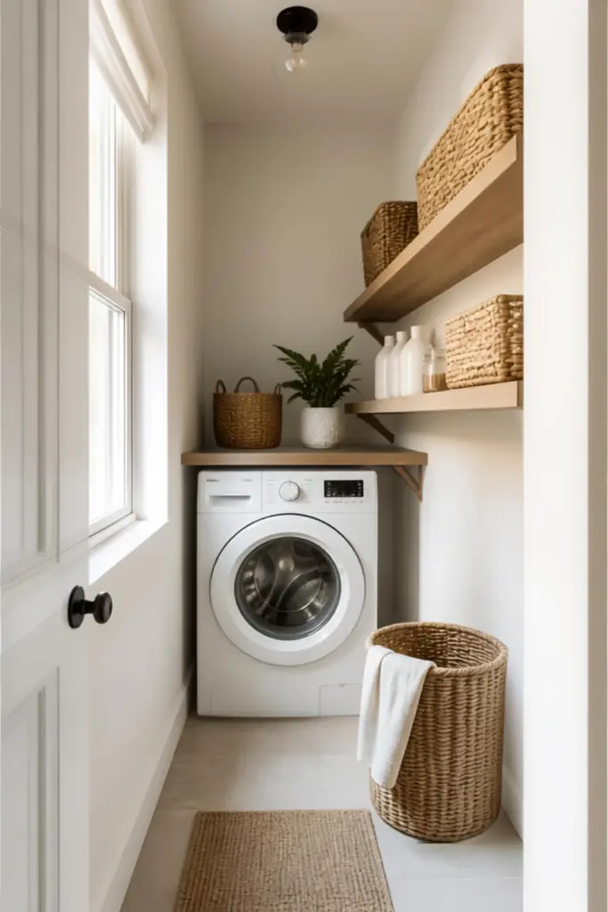 tiny laundry room