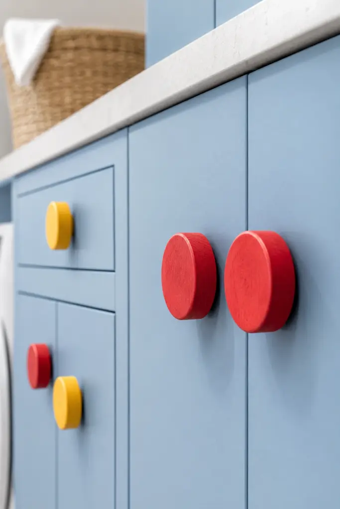 Oversized Colorful Cabinet Knobs