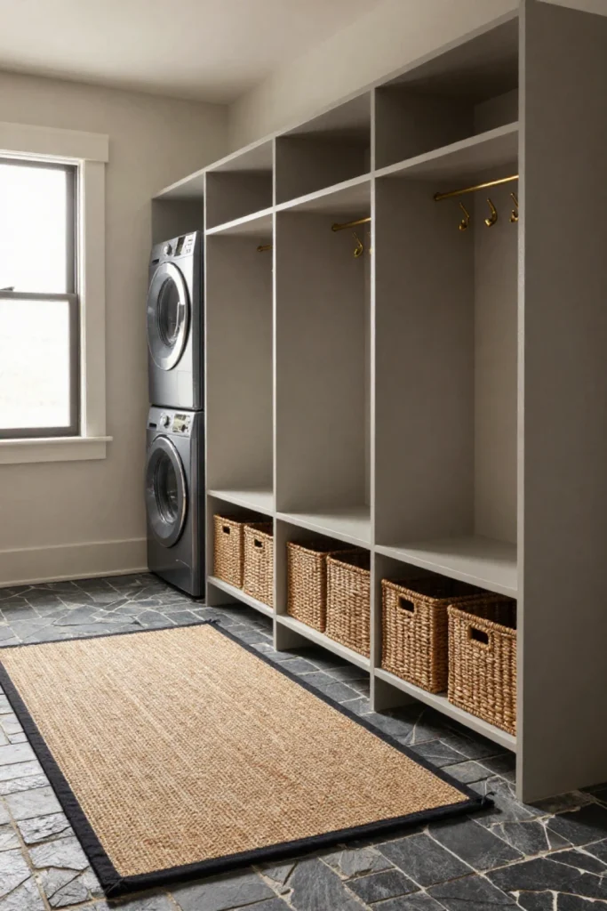 Durable Sisal Rug for Laundry Mudrooms