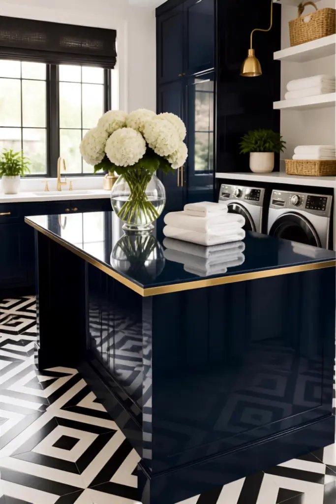 Bold High-Gloss Lacquer Island