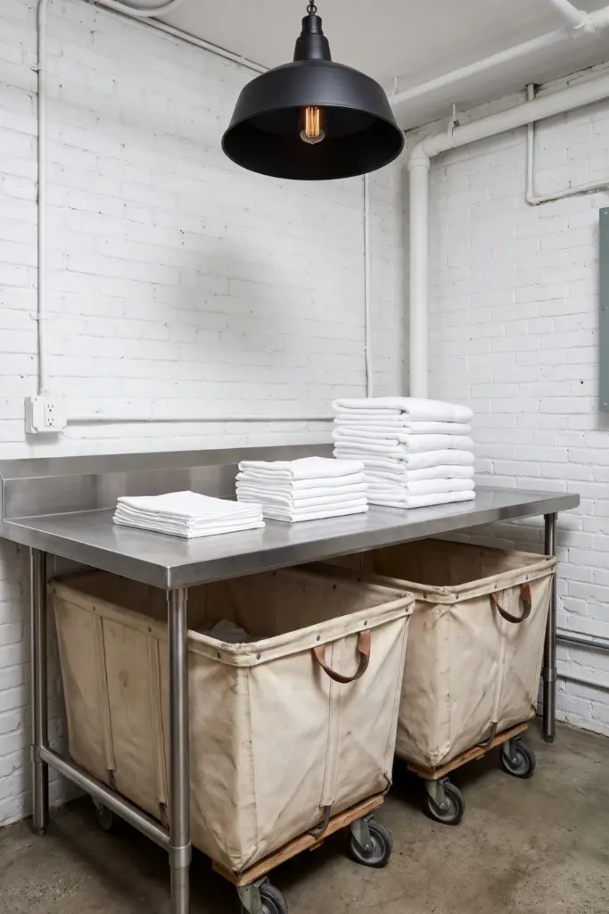 Industrial Stainless Steel Freestanding Station