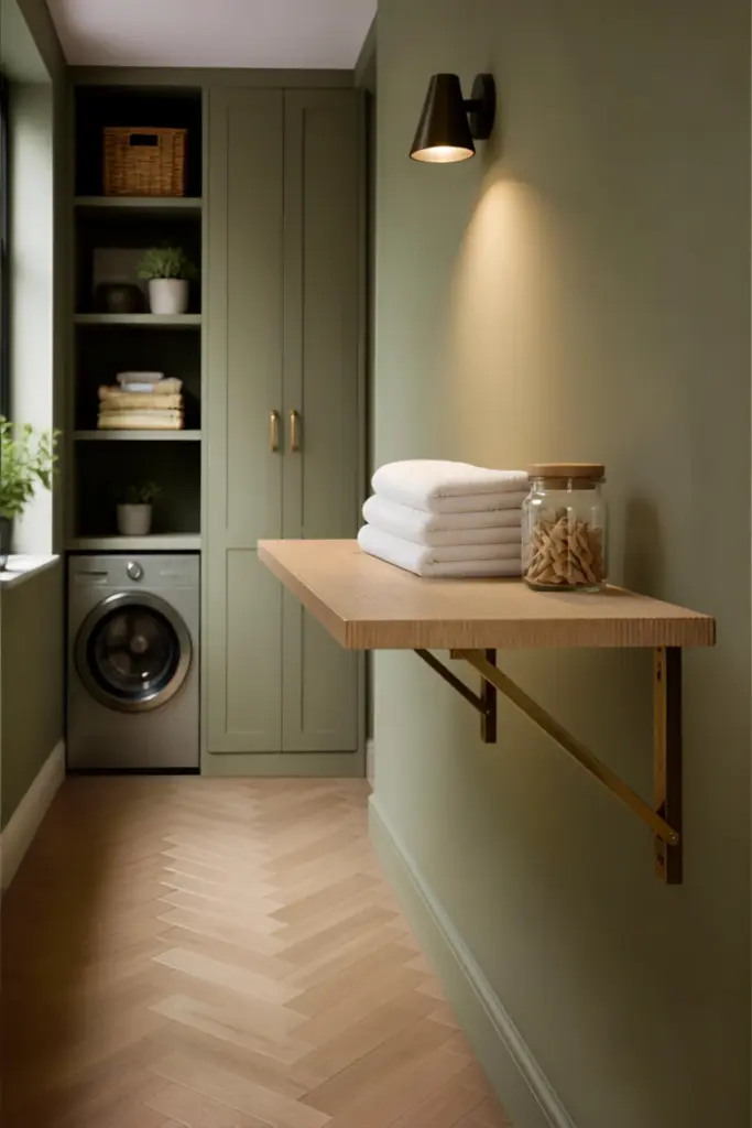 Wall-Mounted Drop-Down Station