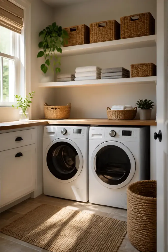 laundry room corner ideas