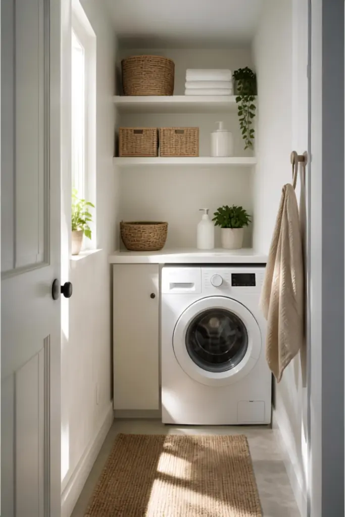 tiny laundry room
