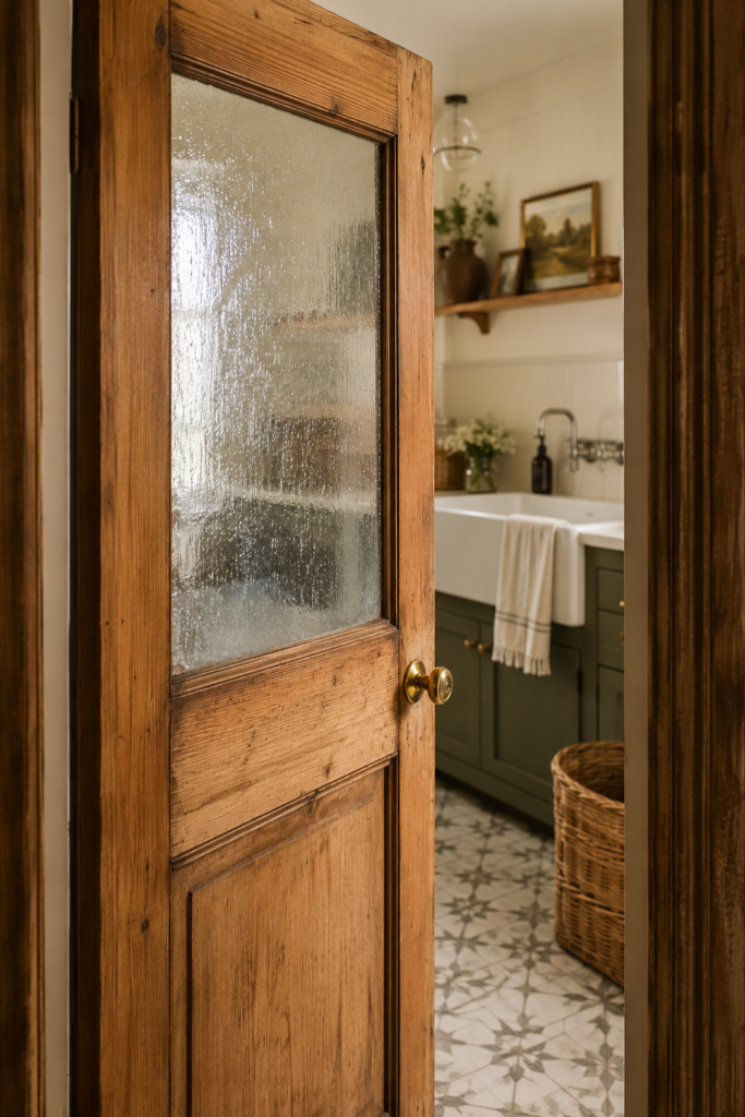 Vintage Salvaged Wood Door