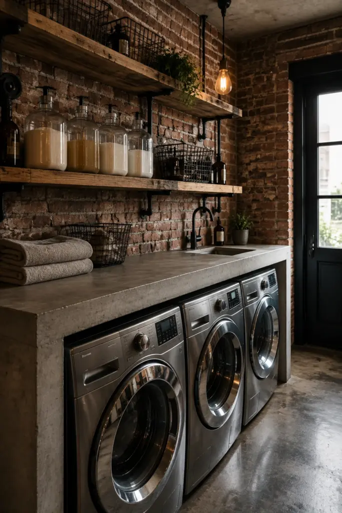Exposed Industrial Brick
