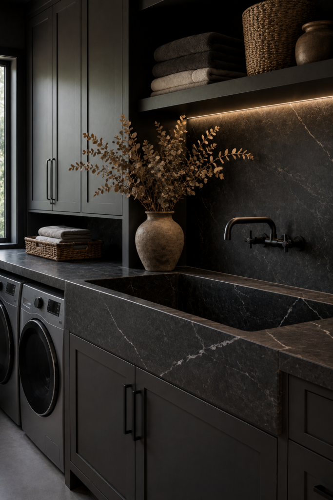 Moody Soapstone Utility Trough
