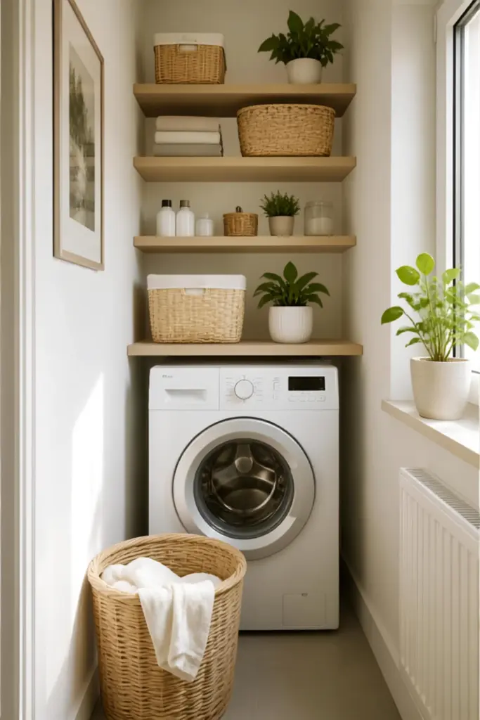 tiny laundry room
