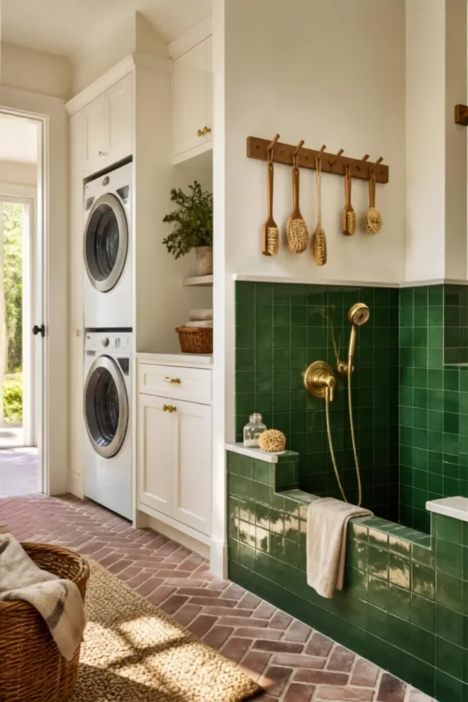Built-in Pet Wash Station