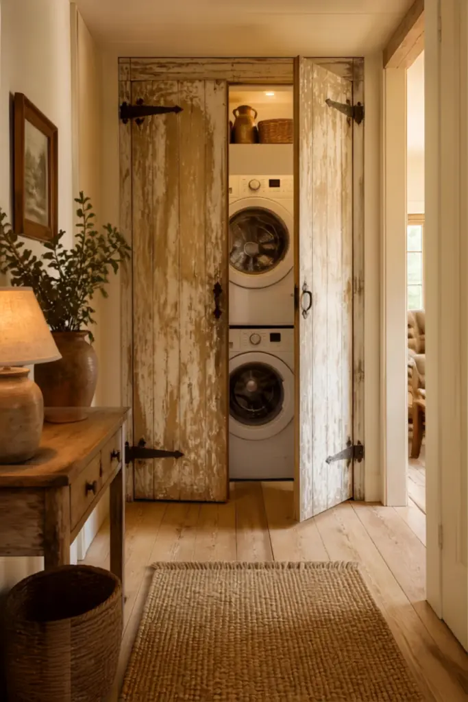 Conceal Machines With Salvaged Doors
