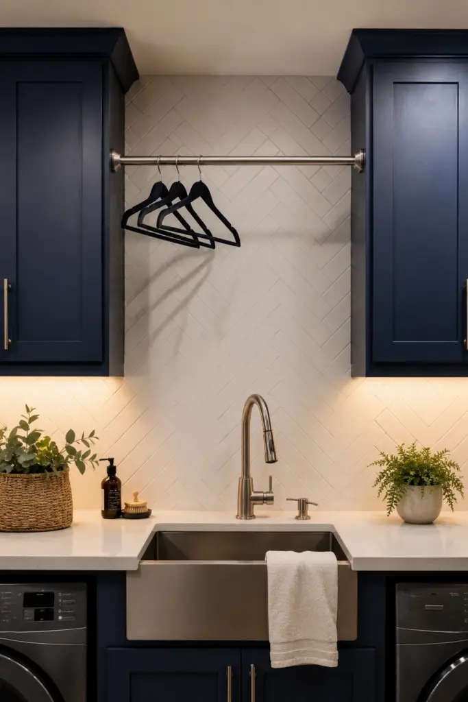 rod-suspended-between-upper-cabinets