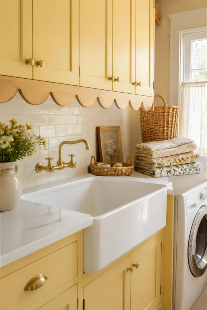 Sweeten the Space With Scalloped Trim
