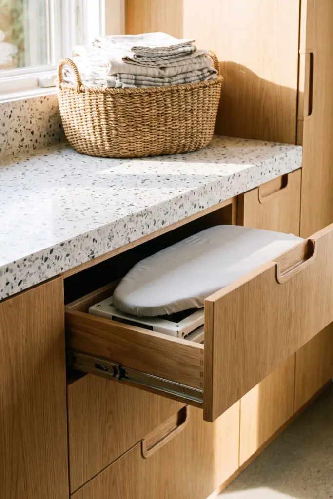 Built-In Hidden Ironing Drawer