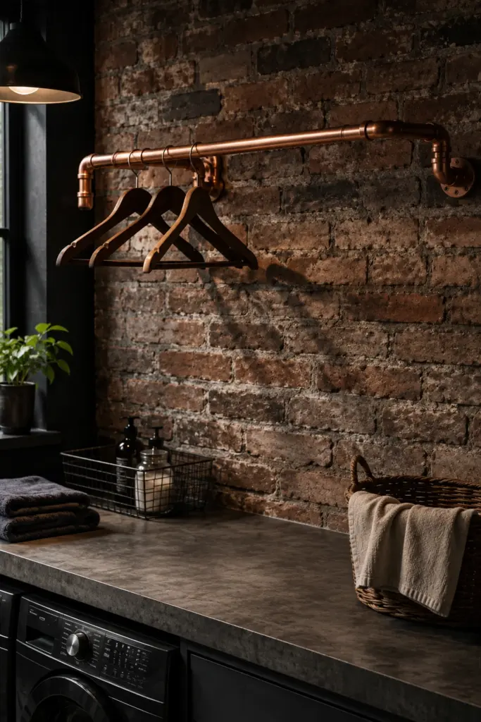 exposed-copper-pipe-hanging-rail