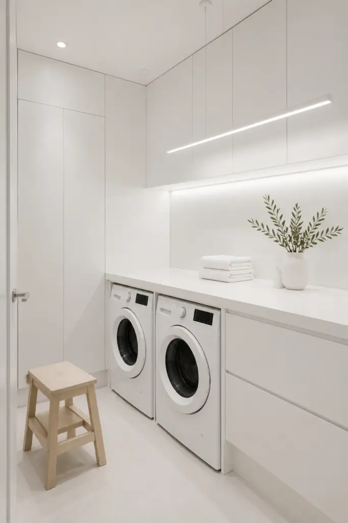 Sleek Monochromatic White