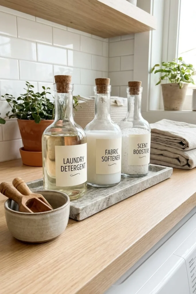Aesthetic Laundry Detergent Organizer