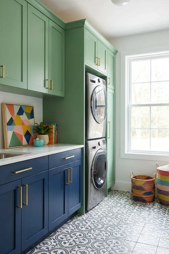 Contemporary with Bold Colors