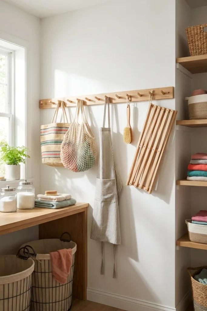 Decorative Peg Rail for Everyday Essentials