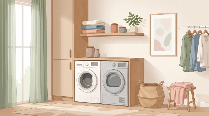 Corner Laundry Room Ideas for Small Spaces