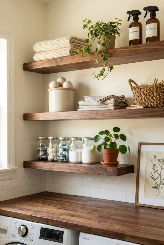 Laundry Room Shelving Ideas