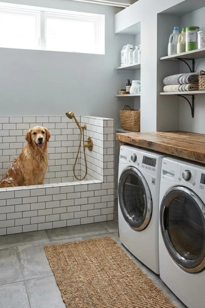 Integrated Pet Wash Station