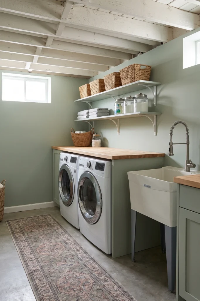 Basement Laundry Room Ideas