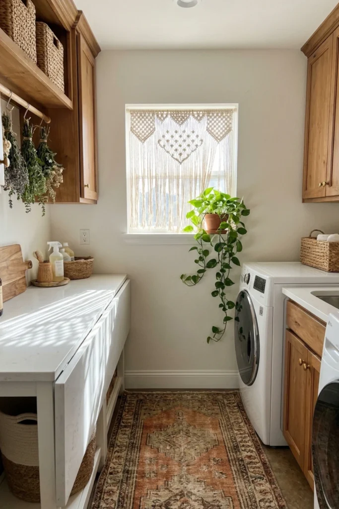 Boho Macrame Window Panel
