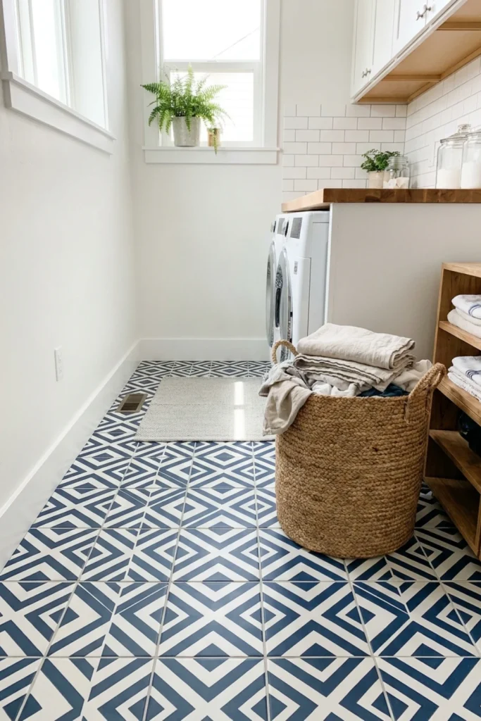 Bold Patterned Floor Tiles