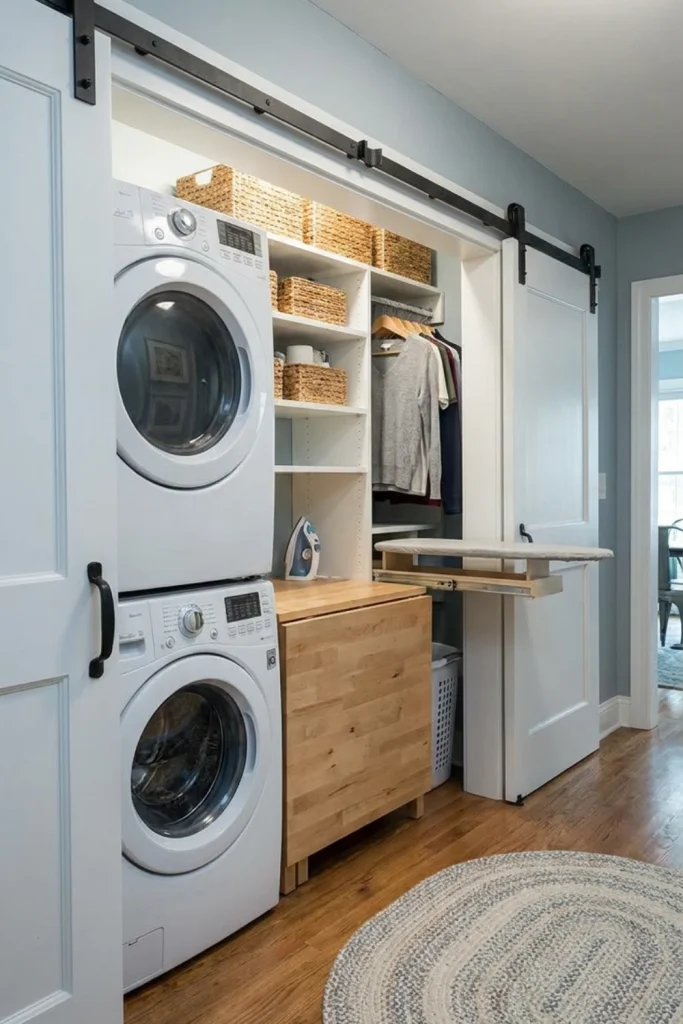 closet laundry ideas